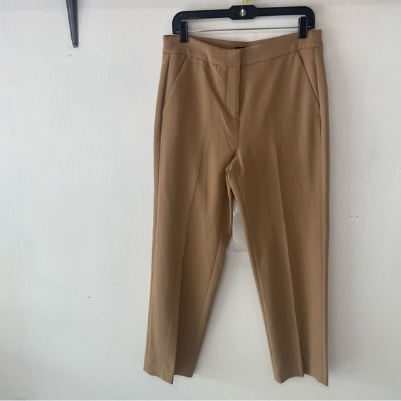 J. Crew Kate Tan Four Season Stretch Straight Leg Dress Pants - 37260 - Picture 2 of 12